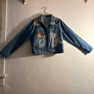 Lea & Viola Classic Denim Jacket size medium